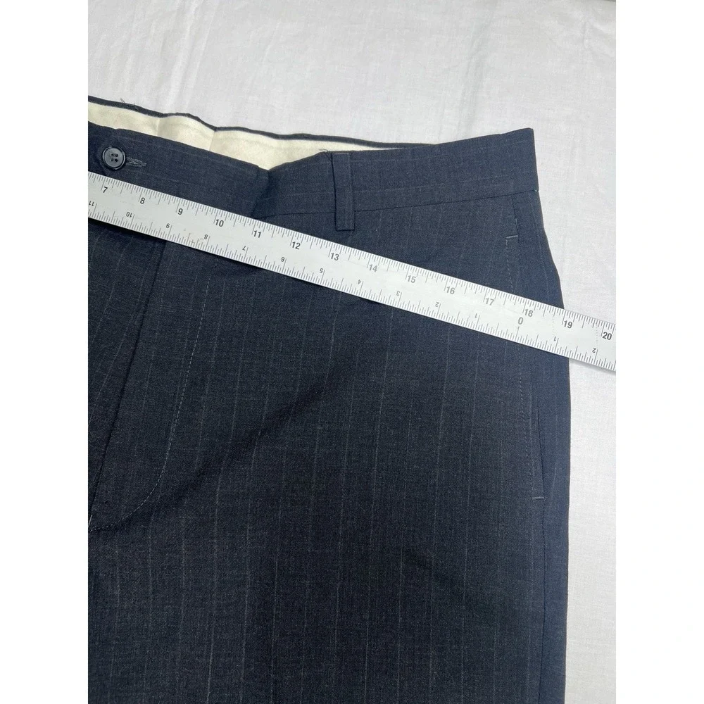 Unbranded 100% WOOL Men's Dress Pants‎ 36W 29L Dark Gray